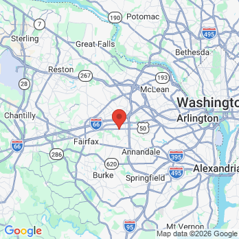 Map to The Center For Sleep Apnea & TMJ office in Fairfax, VA