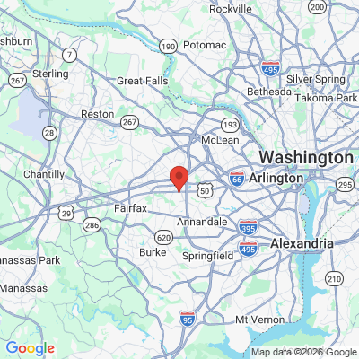 Map to  office in Fairfax, VA