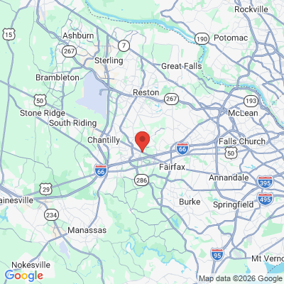 Map to  office in Fairfax, VA