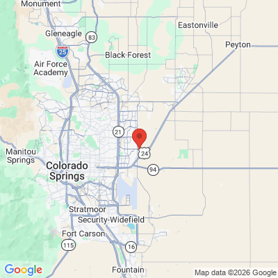 Map to  office in Colorado Springs, CO