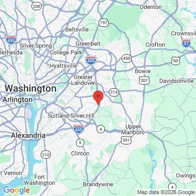 Map to  office in Capitol Heights, MD