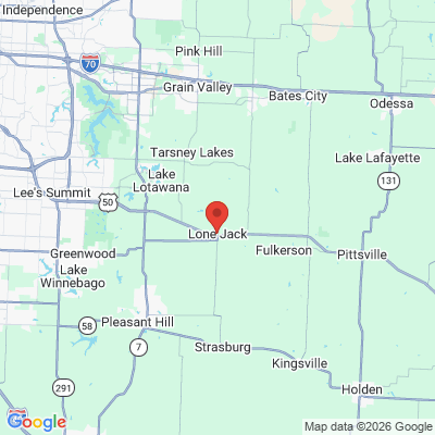 Map to  office in Lone Jack, MO