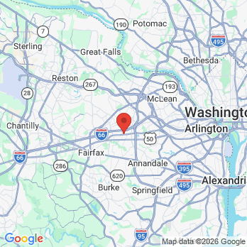 Map to Fairfax Periodontal and Implant Center/ Dr. Ahmad Hawasli office in Fairfax, VA