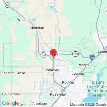 Map to Primary Office office in Lincoln, CA