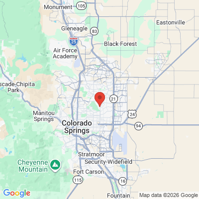 Map to  office in Colorado Springs, CO
