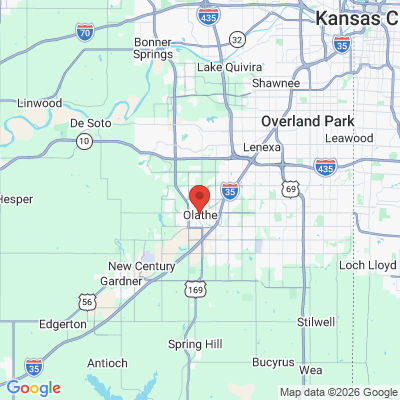Map to  office in Olathe, KS