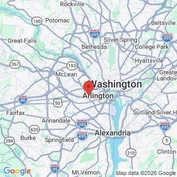 Map to Gorgeous Smile - Arlington Cosmetic Dentist office in Arlington, VA