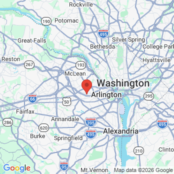 Map to Westover Dentistry office in Arlington, VA