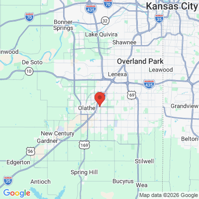 Map to  office in Olathe, KS