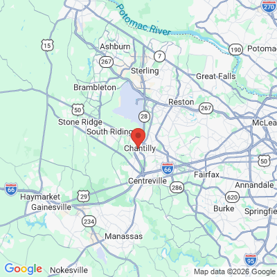 Map to  office in Chantilly, VA