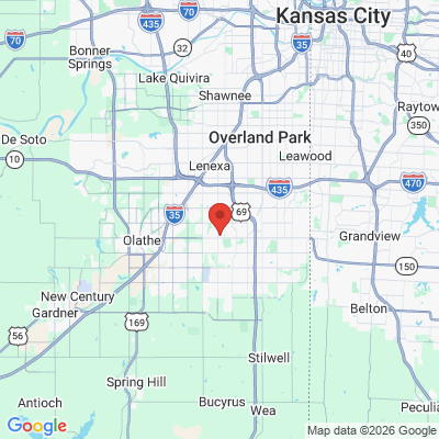 Map to  office in Overland Park, KS