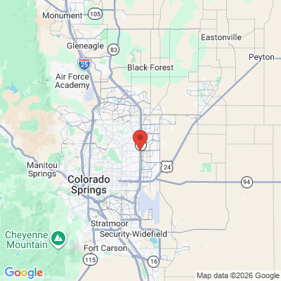 Map to  office in Colorado Springs, CO