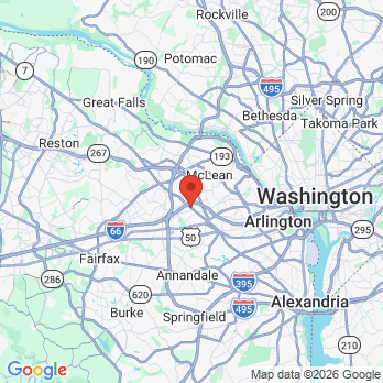 Map to Advanced Dental Solutions office in Falls Church, VA