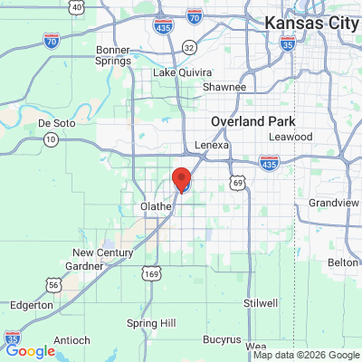 Map to  office in Olathe, KS