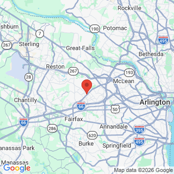Map to NovaPerio Dr. Sperling & Dr. Yu, Periodontology and Dental Implant Surgery. office in Vienna, VA