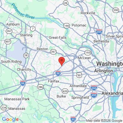 Map to  office in Vienna, VA