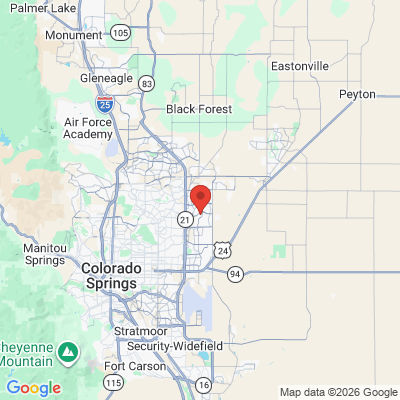 Map to  office in Colorado Springs, CO