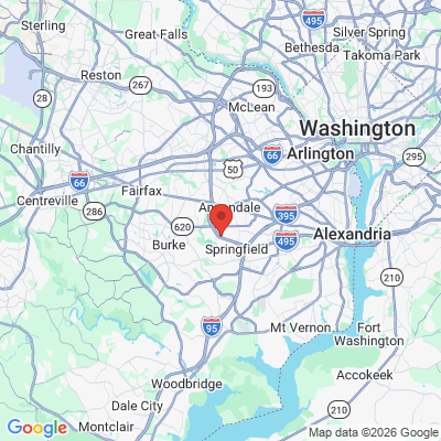 Map to  office in Springfield, VA
