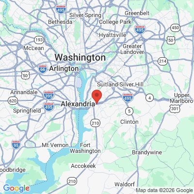 Map to  office in Oxon Hill, MD