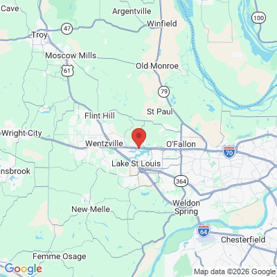 Map to  office in Lake Saint Louis, MO