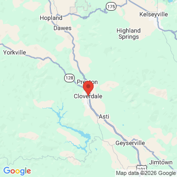 Map to Nicole Le, DDS & John Savko, DDS APDC office in Cloverdale, CA