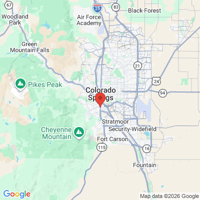 Map to  office in Colorado Springs, CO