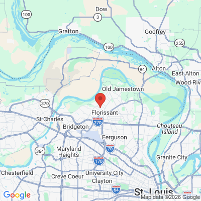Map to  office in Florissant, MO