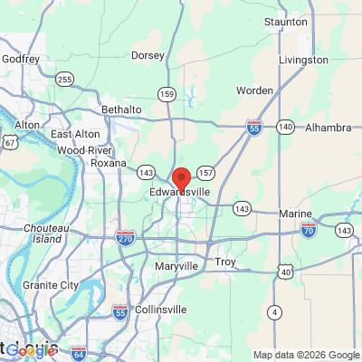 Map to  office in Edwardsville, IL