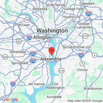 Map to Alexandria Dental Art, PLLC office in Alexandria, VA