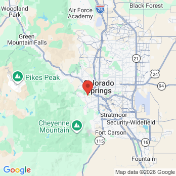 Map to Visiting Ancillary Services Inc office in Colorado Springs, CO