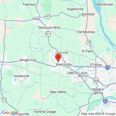 Map to  office in Wentzville, MO