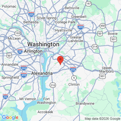 Map to  office in Hillcrest Heights, MD