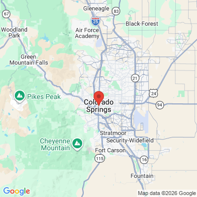 Map to  office in Colorado Springs, CO