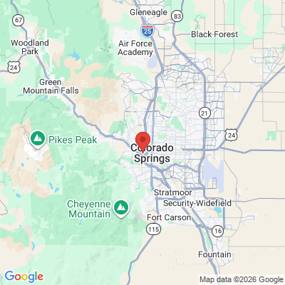 Map to  office in Colorado Springs, CO