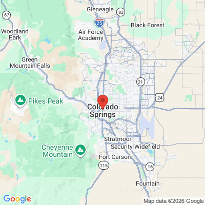 Map to  office in Colorado Springs, CO