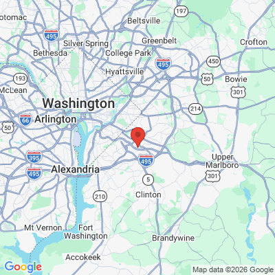 Map to  office in Camp Springs, MD