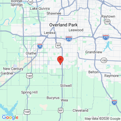 Map to  office in Overland Park, KS
