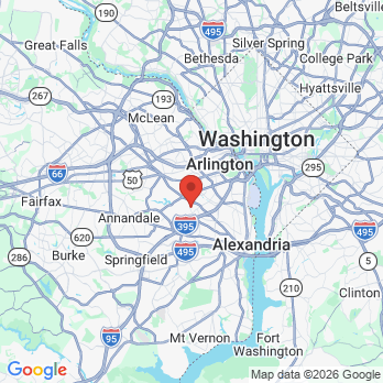 Map to U Shine Dental office in Alexandria, VA
