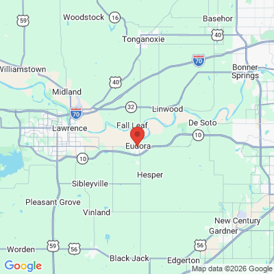 Map to  office in Eudora, KS