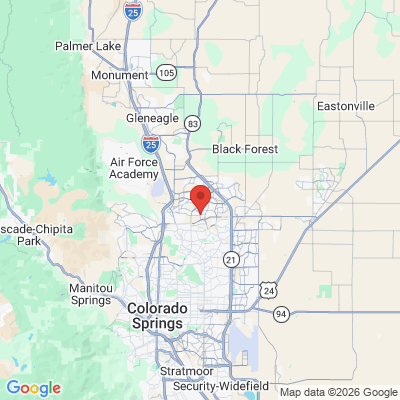 Map to  office in Colorado Springs, CO