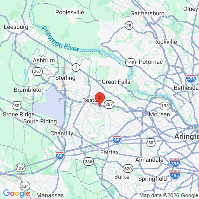 Map to  office in Reston, VA