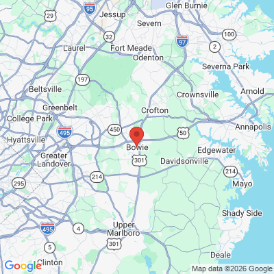 Map to  office in Bowie, MD