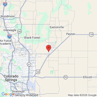 Map to  office in Falcon, CO