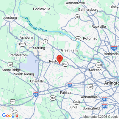 Map to  office in Reston, VA