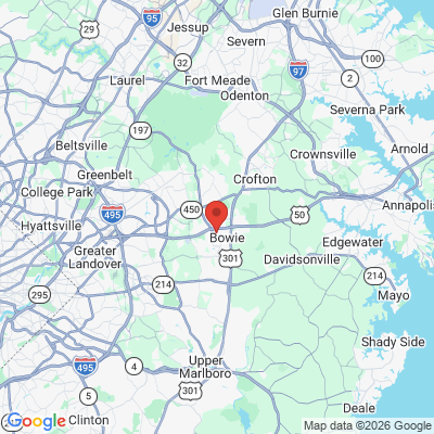 Map to  office in Bowie, MD