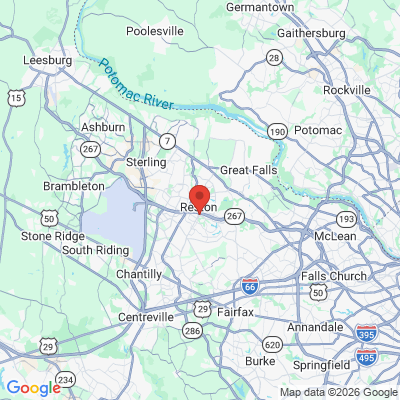 Map to  office in Reston, VA