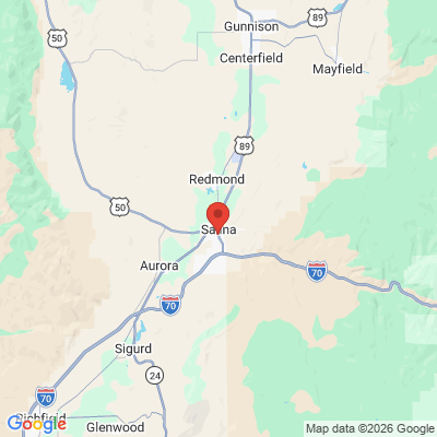 Map to  office in Salina, UT