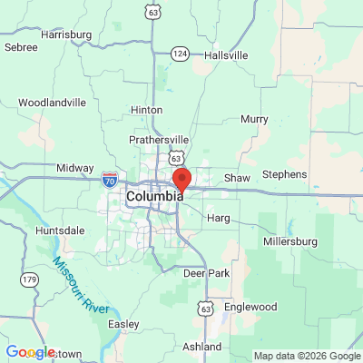 Map to  office in Columbia, MO