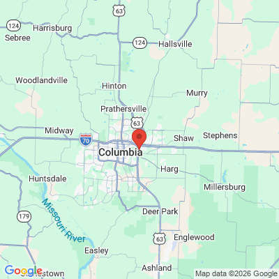 Map to  office in Columbia, MO