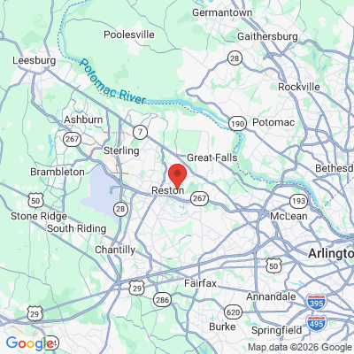 Map to  office in Reston, VA